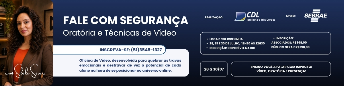 Fale com confiança: Oratória e Vídeos - Oficina de vídeos