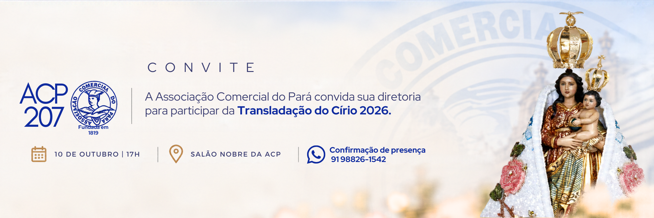 CONVITE - TRANSLADAÇÃO ACP