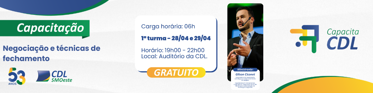 NEGOCIAÇÃO E TÉCNICAS DE FECHAMENTO - 1ª turma