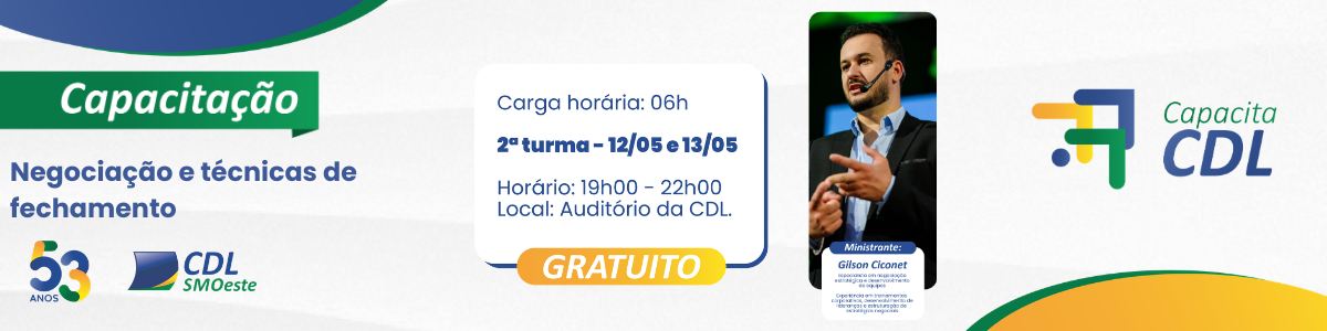 NEGOCIAÇÃO E TÉCNICAS DE FECHAMENTO - 2ª turma