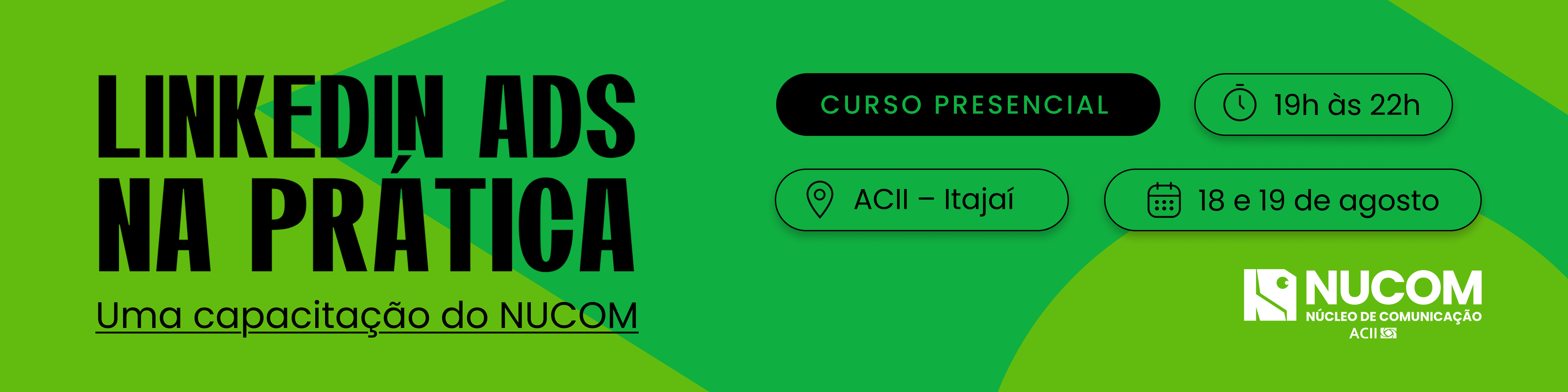 Curso Presencial - LinkedIn Ads na Prática - NUCOM