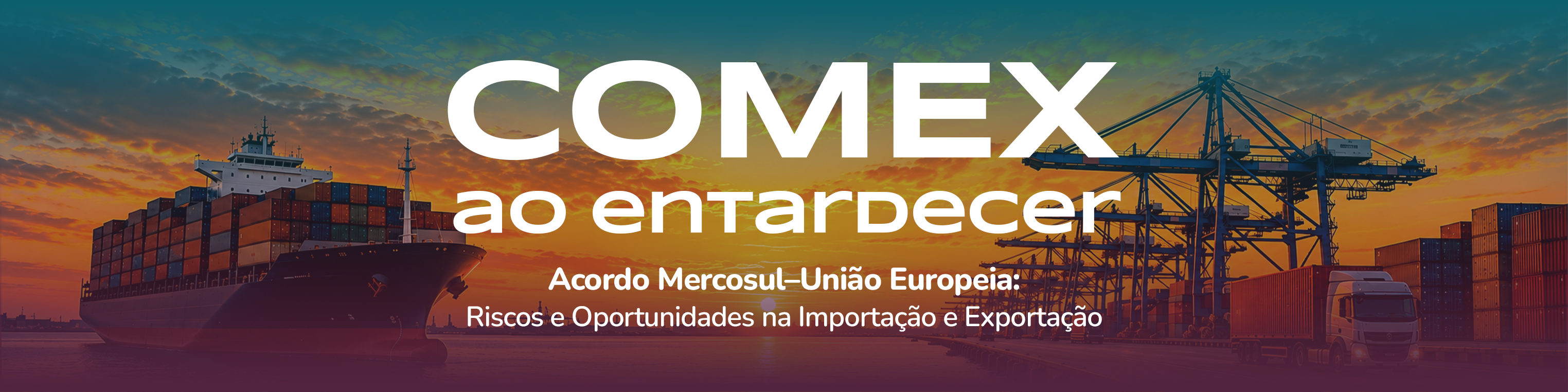 ✈️☀️Comex ao Entardecer