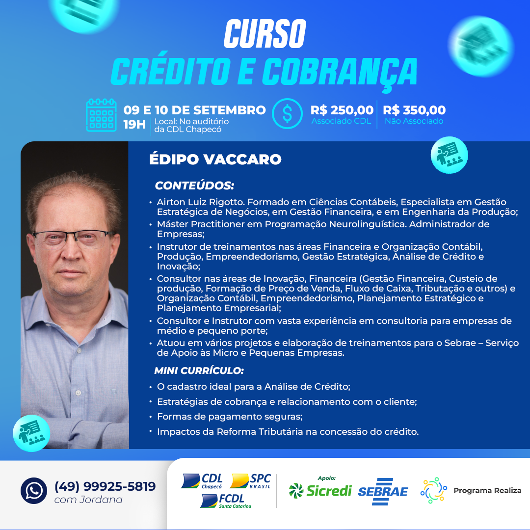 CURSO CRÉDITO E COBRANÇA
