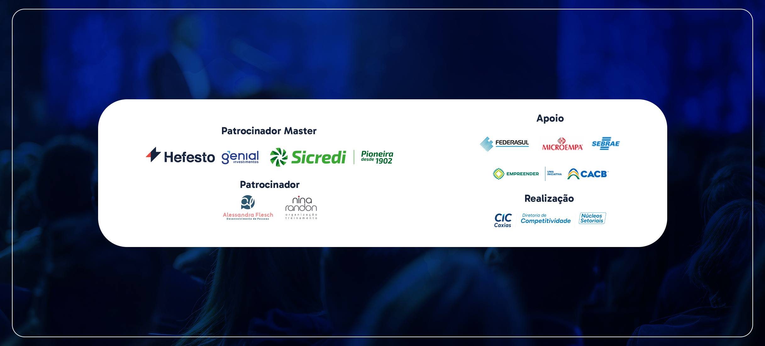 Encontro Estadual de Núcleos Setoriais 2026 - INSCRIÇÕES ENCERRADAS