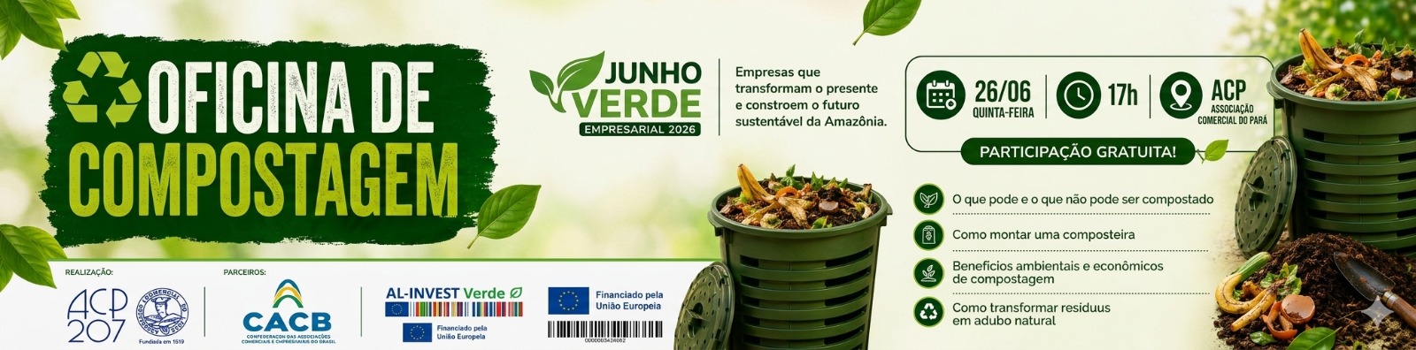 OFICINA DE COMPOSTAGEM - JUNHO VERDE