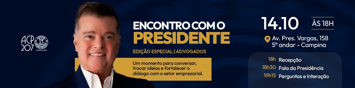 ENCONTRO COM O PRESIDENTE | EDIÇÃO ESPECIAL – ADVOGADOS